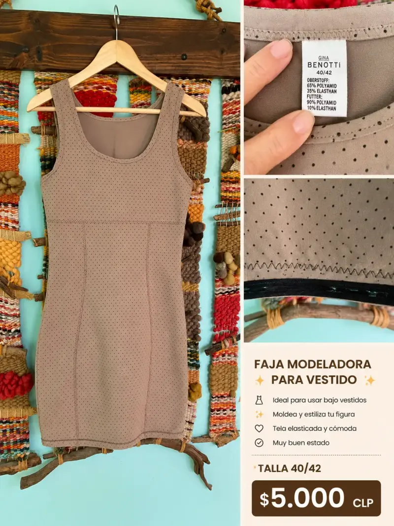 Faja modeladora beige