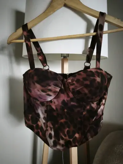 Corset animal print marrón - miniatura 1