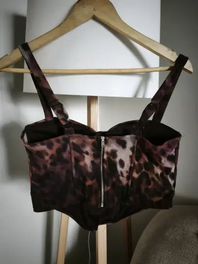 Corset animal print marrón - miniatura 4