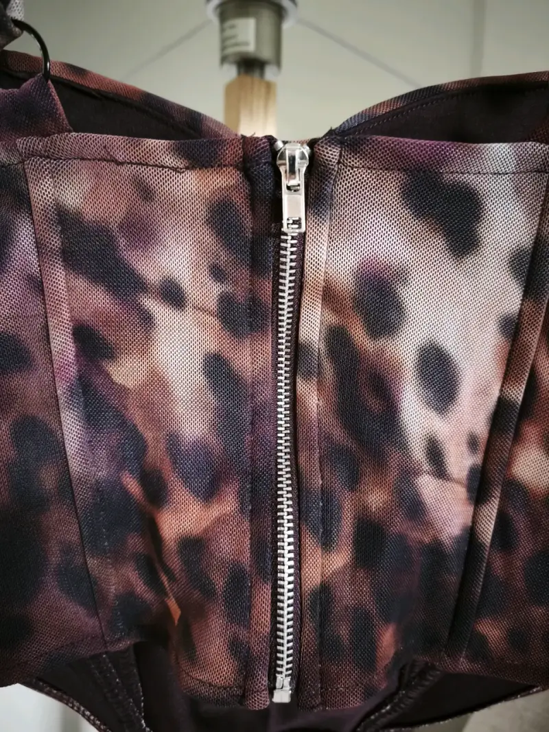 Corset animal print marrón - 6