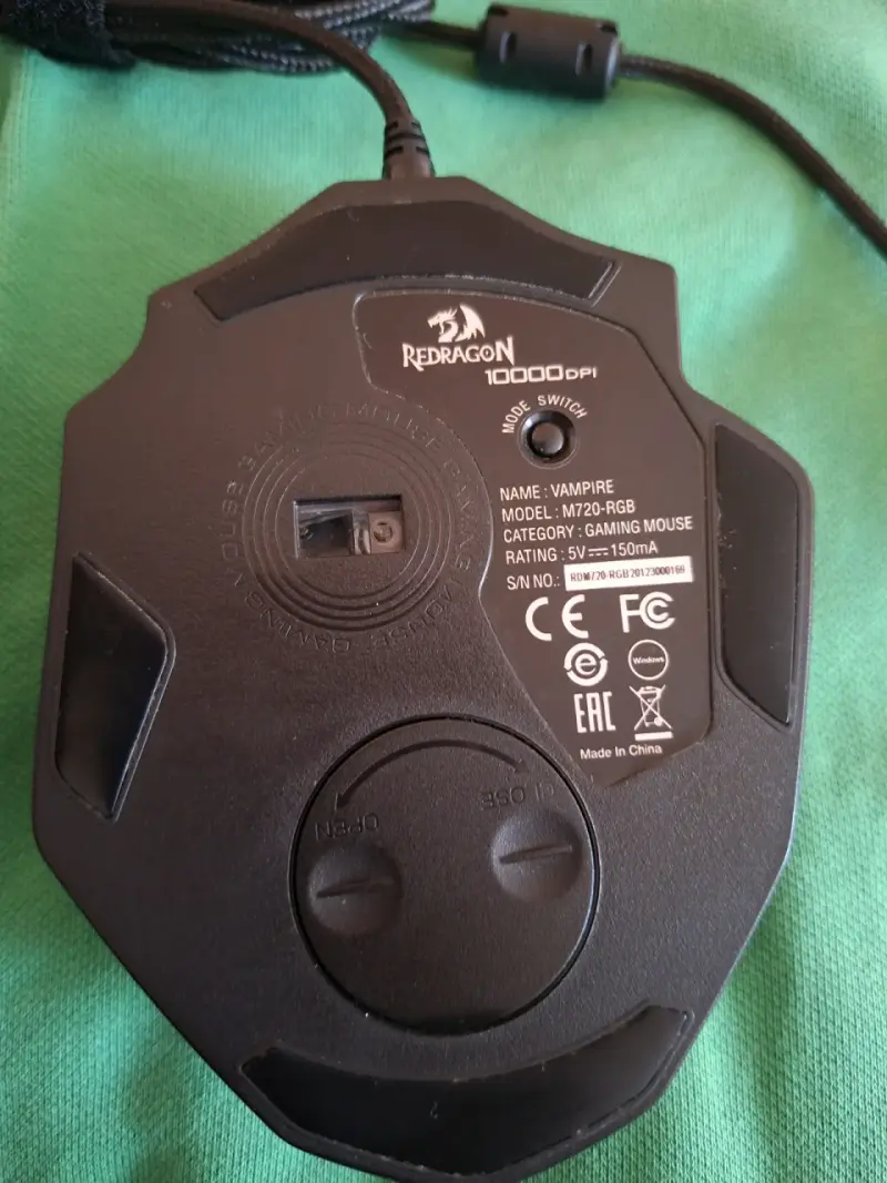 Mouse Gamer REDRAGON 10000 DPI - 4