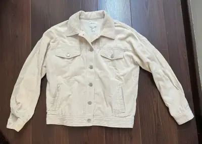 Chaqueta beige de pana - miniatura 1