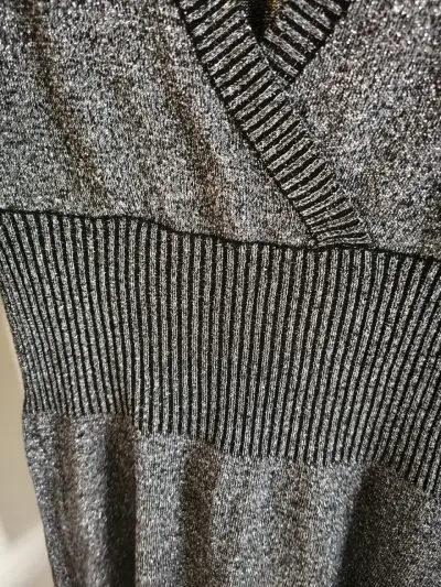 Tejido algodón gris brillante - miniatura 2