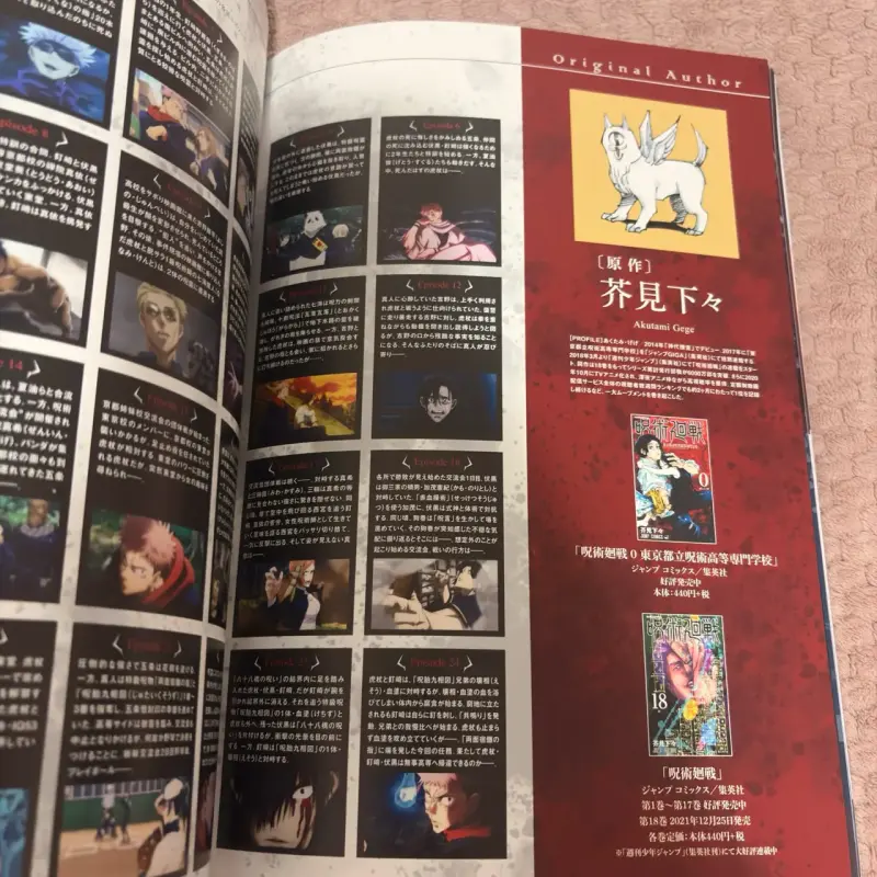 Pamphlet Oficial Jujutsu Kaisen 0 - Libro de Cine - 4