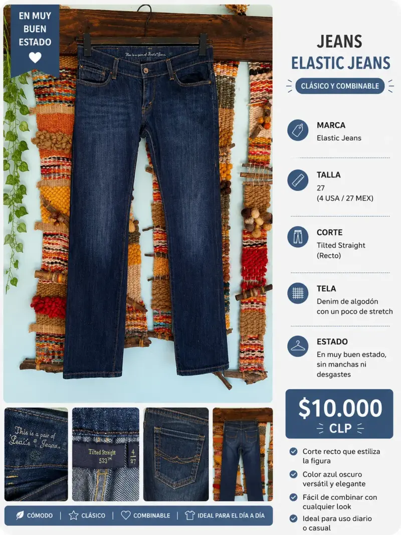 Jeans Levi’s azul oscuro