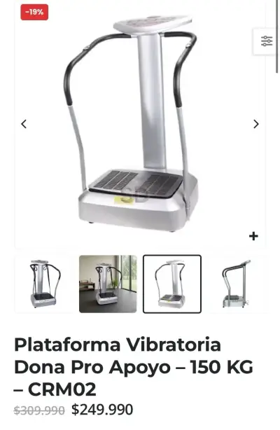 Plataforma vibratoria Oxford - miniatura 4