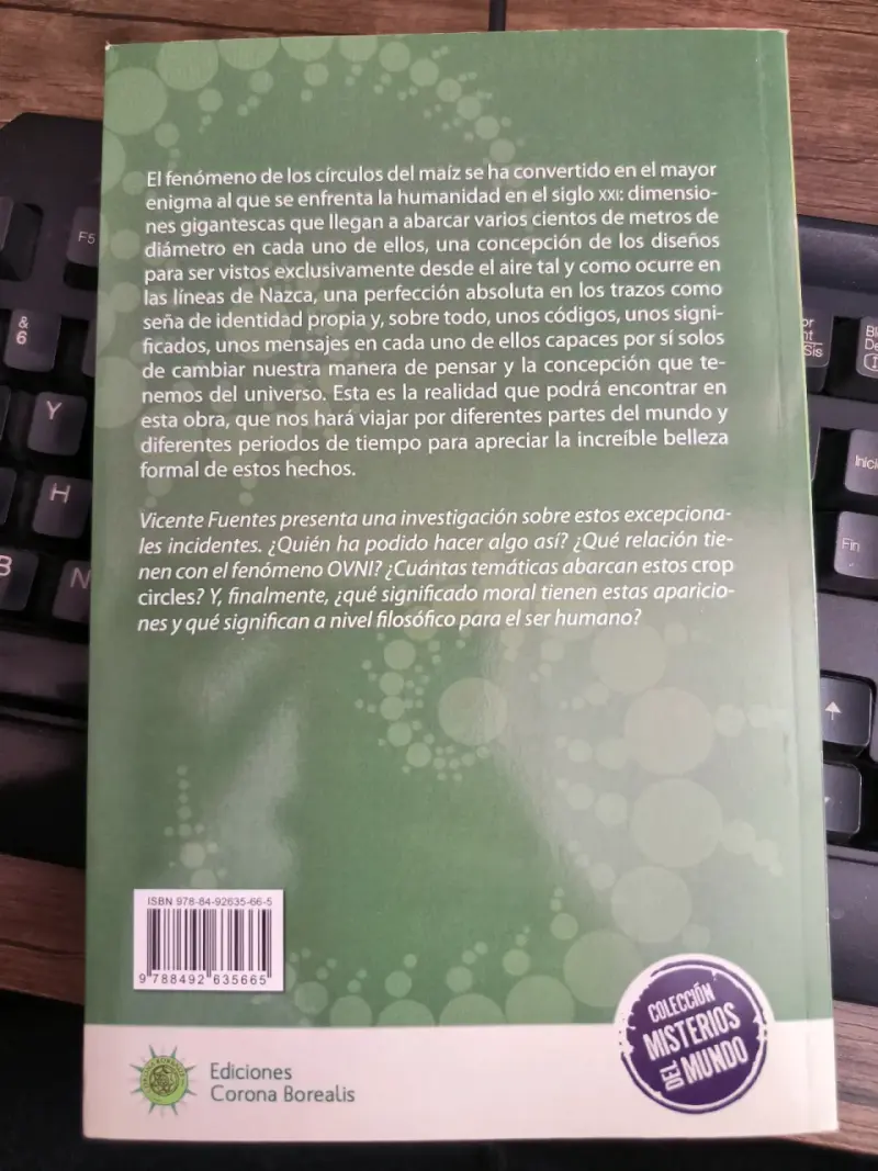 Libro 'El Enigma de los Círculos' Vicente Fuentes - 2