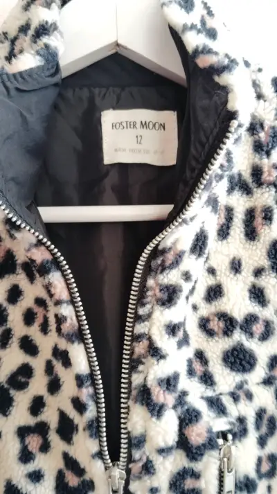 Chaqueta peluda estampado leopardo - miniatura 3