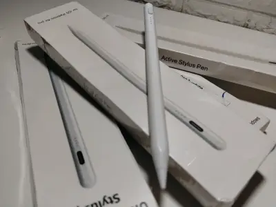 Lápiz óptico universal blanco android e ios - miniatura 2