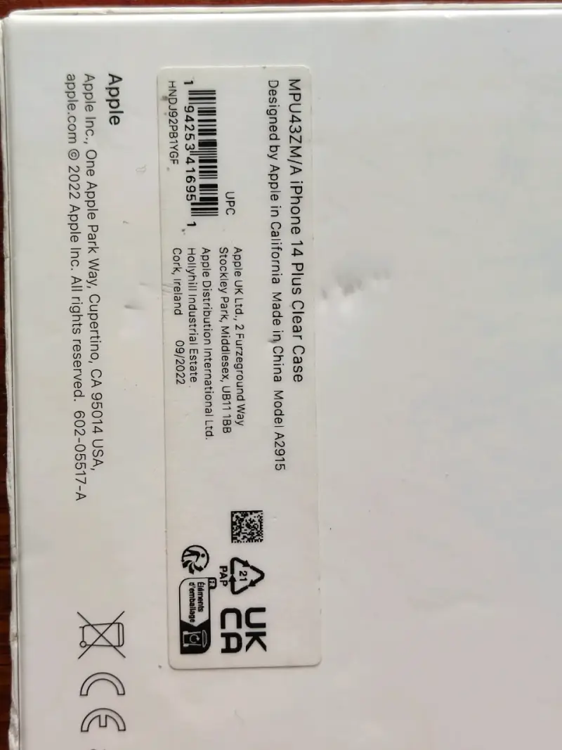 Funda transparente iPhone 14 Plus MagSafe - 4
