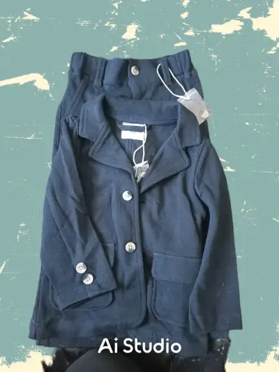 Traje infantil azul - miniatura 1