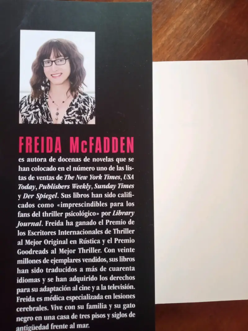 Libro. Nunca Mientas, Freida McFadden - 5
