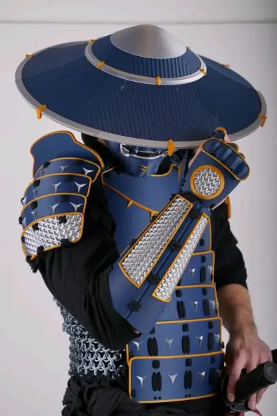 Traje completo de samurai - miniatura 2