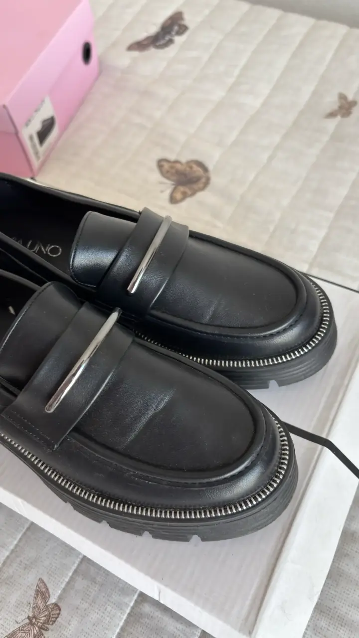 Mocasines negros con plataforma - 3