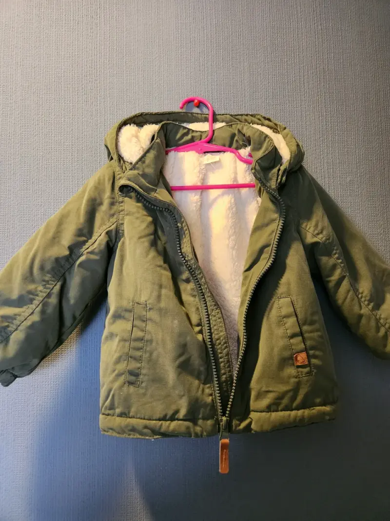 Parka verde para niño - 2
