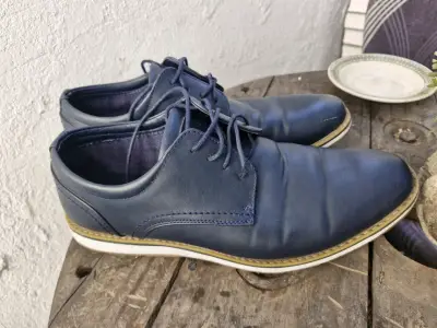 Zapatos de vestir azul marino - miniatura 2