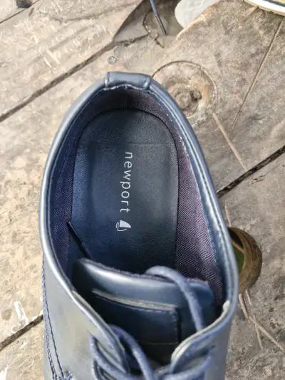 Zapatos de vestir azul marino - miniatura 3