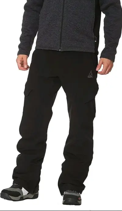 Pantalones de nieve Gerry negros - miniatura 3