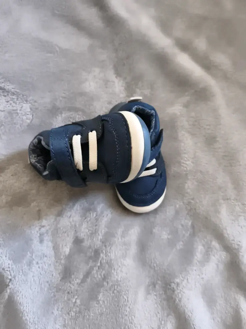 Zapatillas de bebé azul - 3