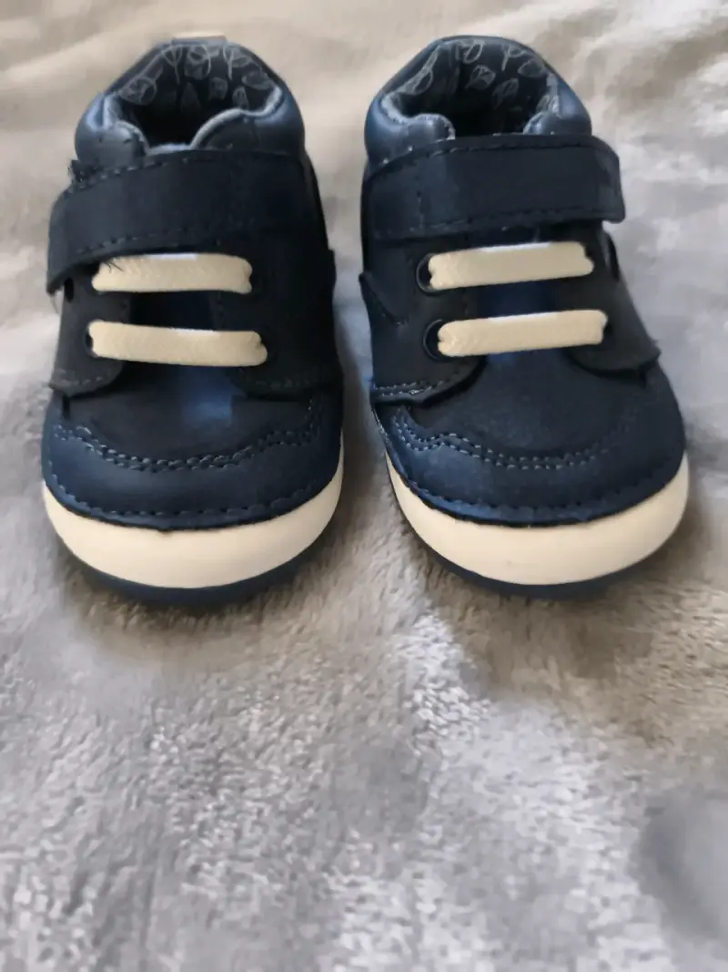 Zapatillas de bebé azul - 5