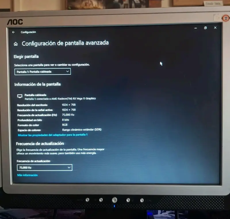 Monitor AOC 15" pulgadas - 2