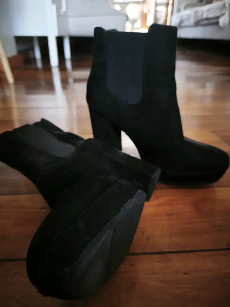 Botines negros de tacón Via Uno - 2