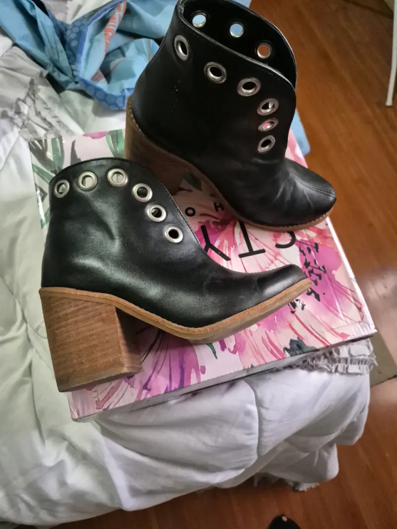 Botines negros con tacón - 3