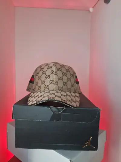 Gorro beige gucci - miniatura 1