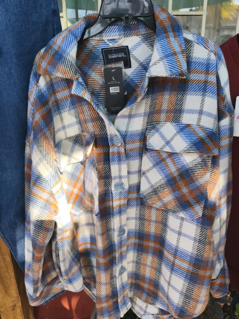 Camisa de franela a cuadros