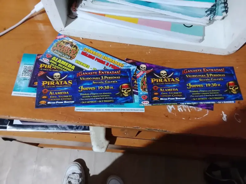 Entradas show Piratas 3 personas - 3