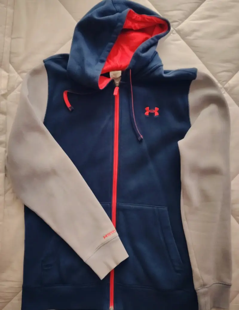 Polerón Under Armour Azul Marino Tela Impermeable - 2