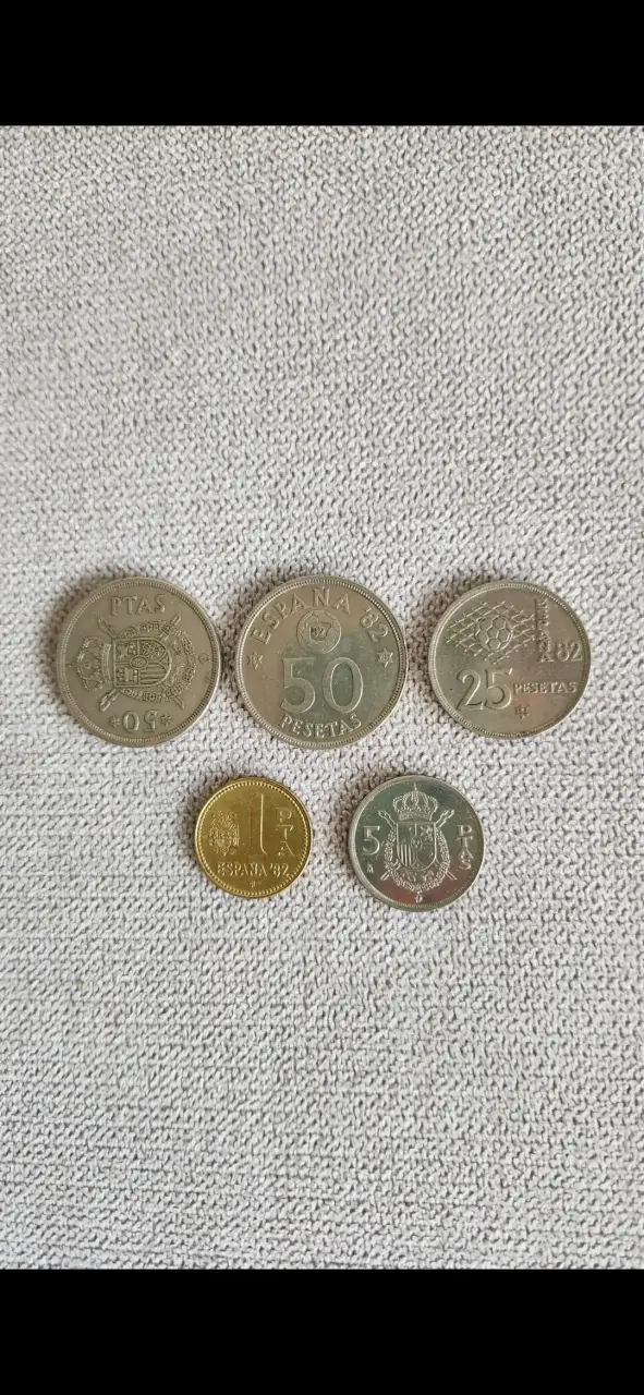 Colección de monedas pesetas - 1