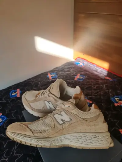 Zapatillas beige New Balance - miniatura 2