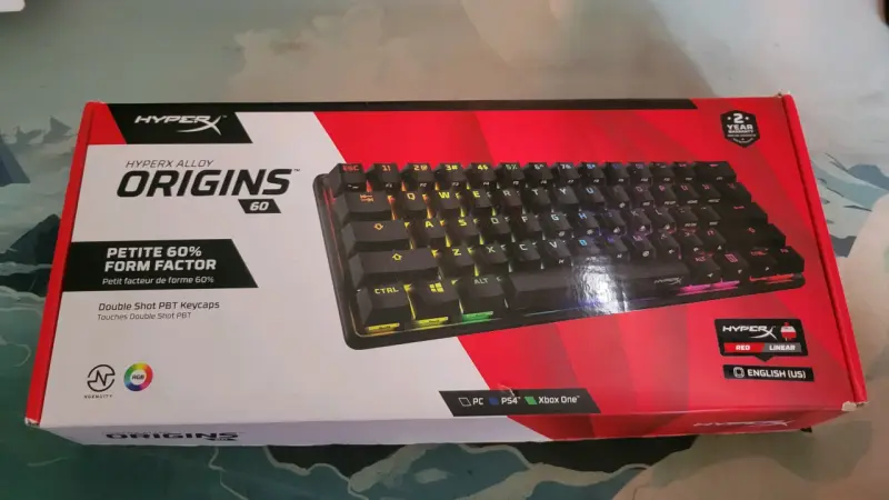 Teclado mecánico HyperX Alloy Origins 60 - 4