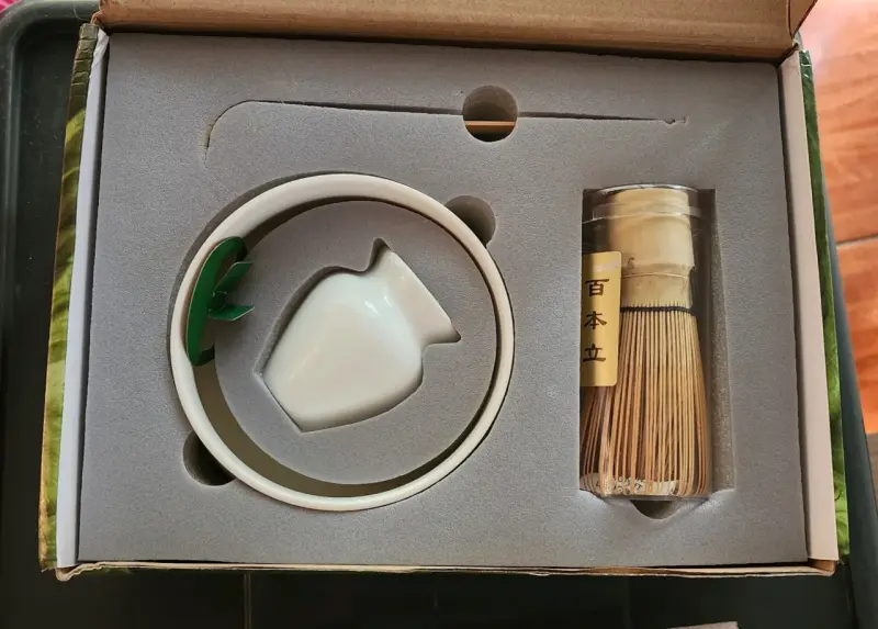 Set de té Matcha de bambú - 2