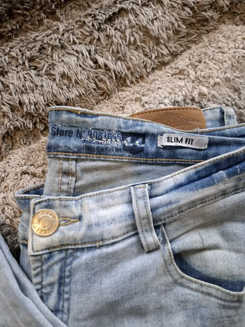 Jeans slim fit celestes - 1