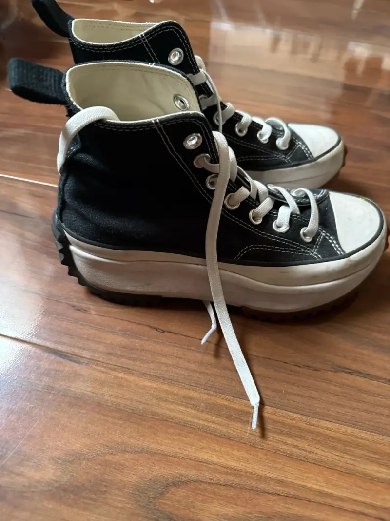 Zapatillas negras de lona - 2