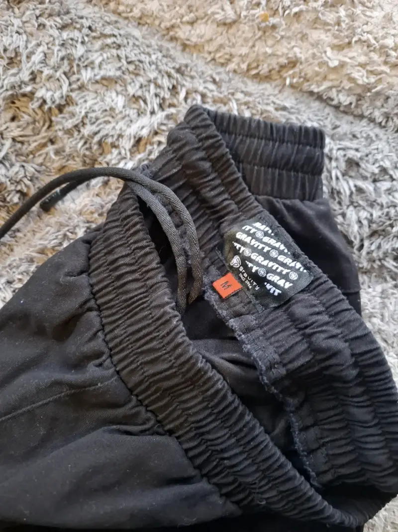 Pantalones de hombre negros talla M - 1