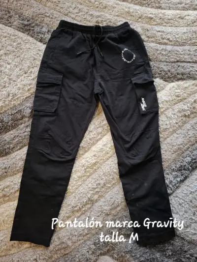 Pantalones de hombre negros talla M - miniatura 3