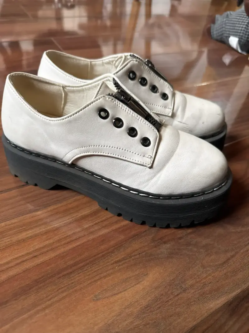 Zapatos plataforma blancos - 2