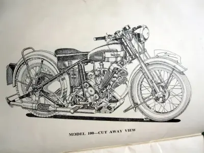MANUAL ORIGINAL MOTO PHANTHER ANTIGUA - miniatura 1