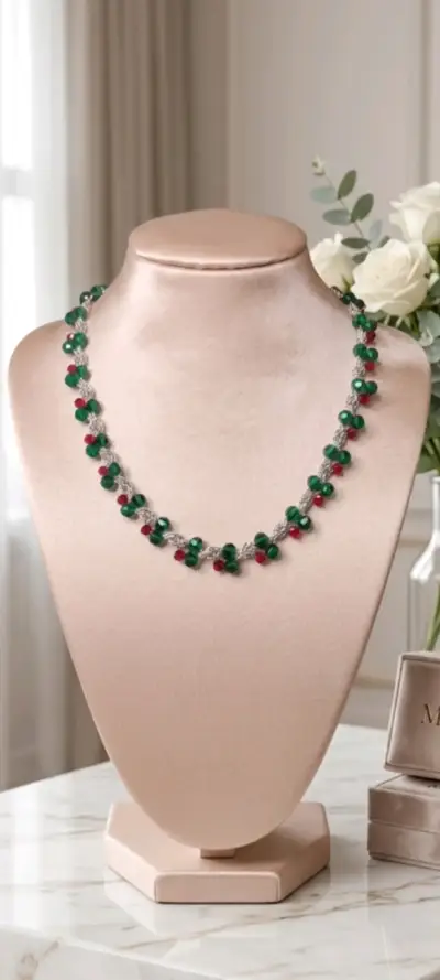 Collar hecho a mano en crochet 🧶 - miniatura 3