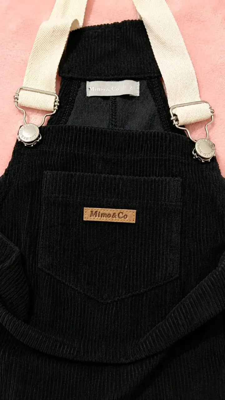 Jumper de pana negro infantil - 2