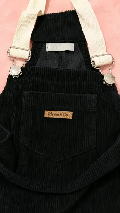 Jumper de pana negro infantil - miniatura 2
