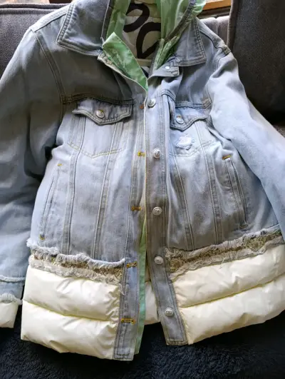 Chaqueta Desigual de mezclilla combinada - miniatura 1