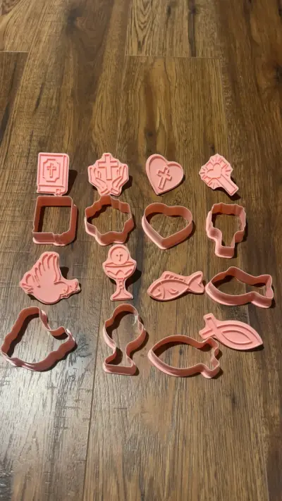 Lote 6 set de cortadores de galletas - miniatura 1