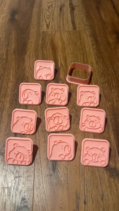 Lote 6 set de cortadores de galletas - miniatura 2