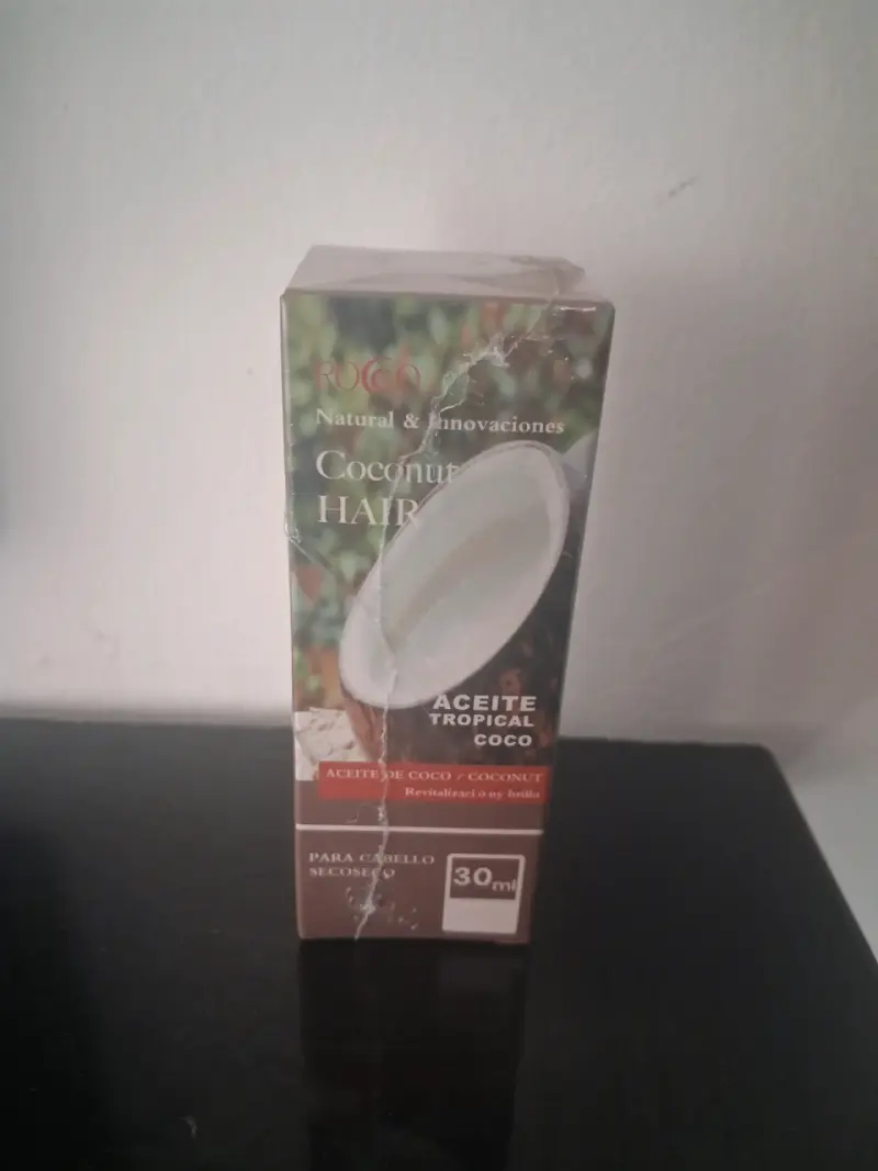 Aceite de coco para cabello