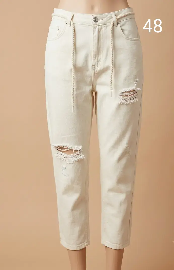Pantalones jeans 48 rasgados - 1