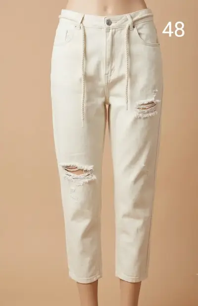Pantalones jeans 48 rasgados - miniatura 1